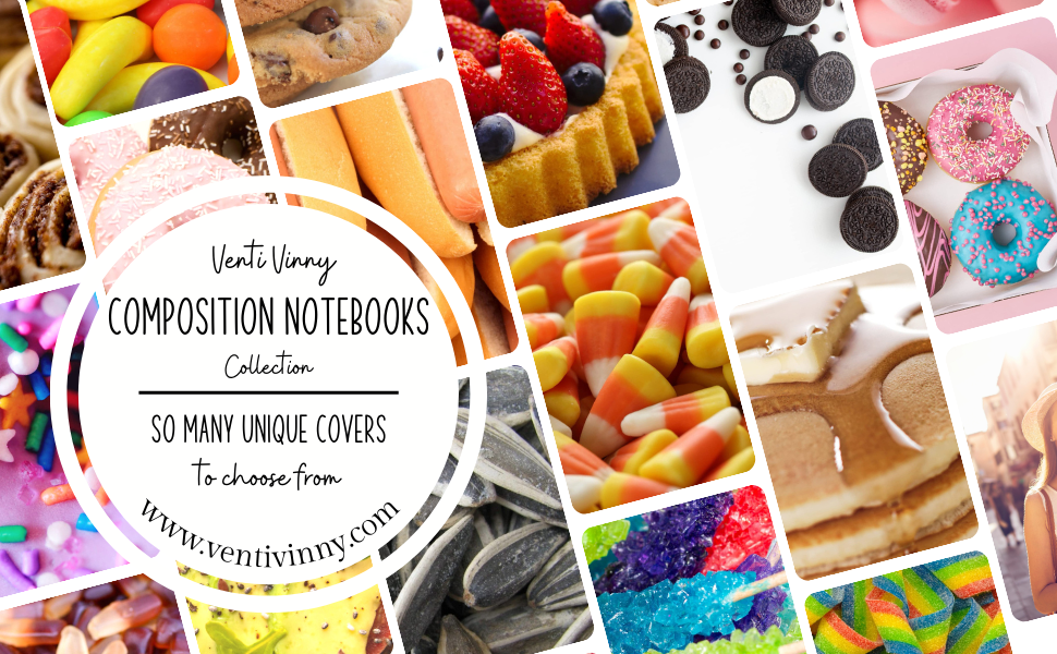 Candy Coated Gems Composition Notebook