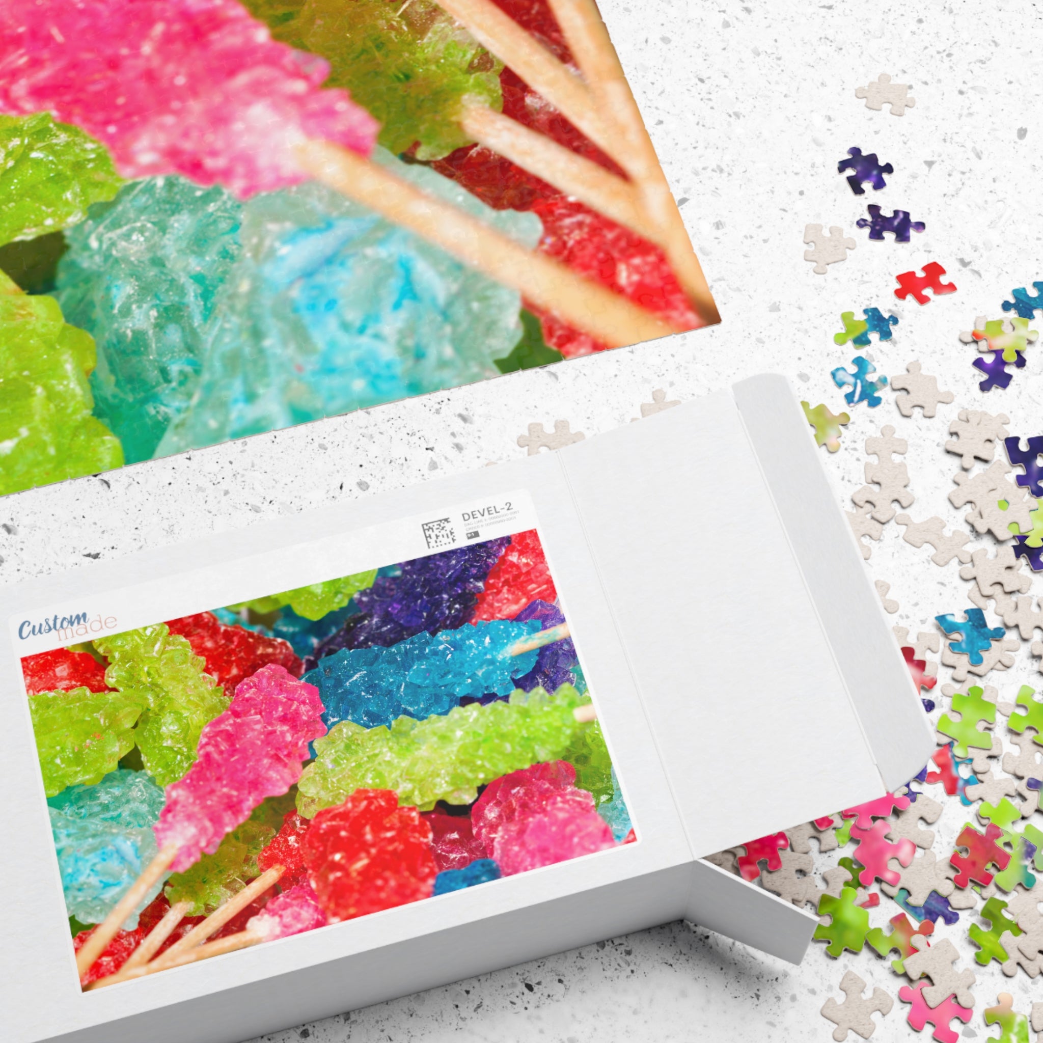 Rock Candy Jigsaw Puzzle Food Dessert