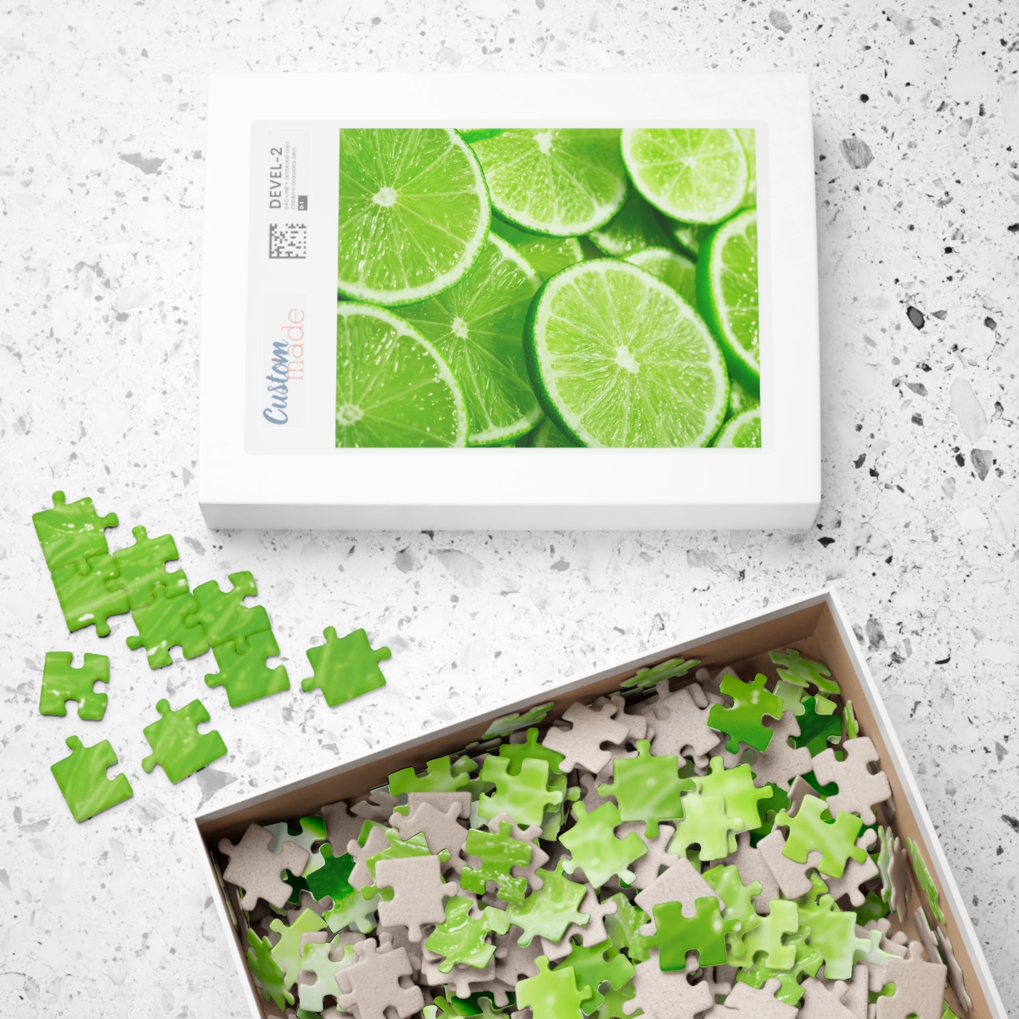 Lime Slices Citrus Jigsaw Puzzle Food Culinary