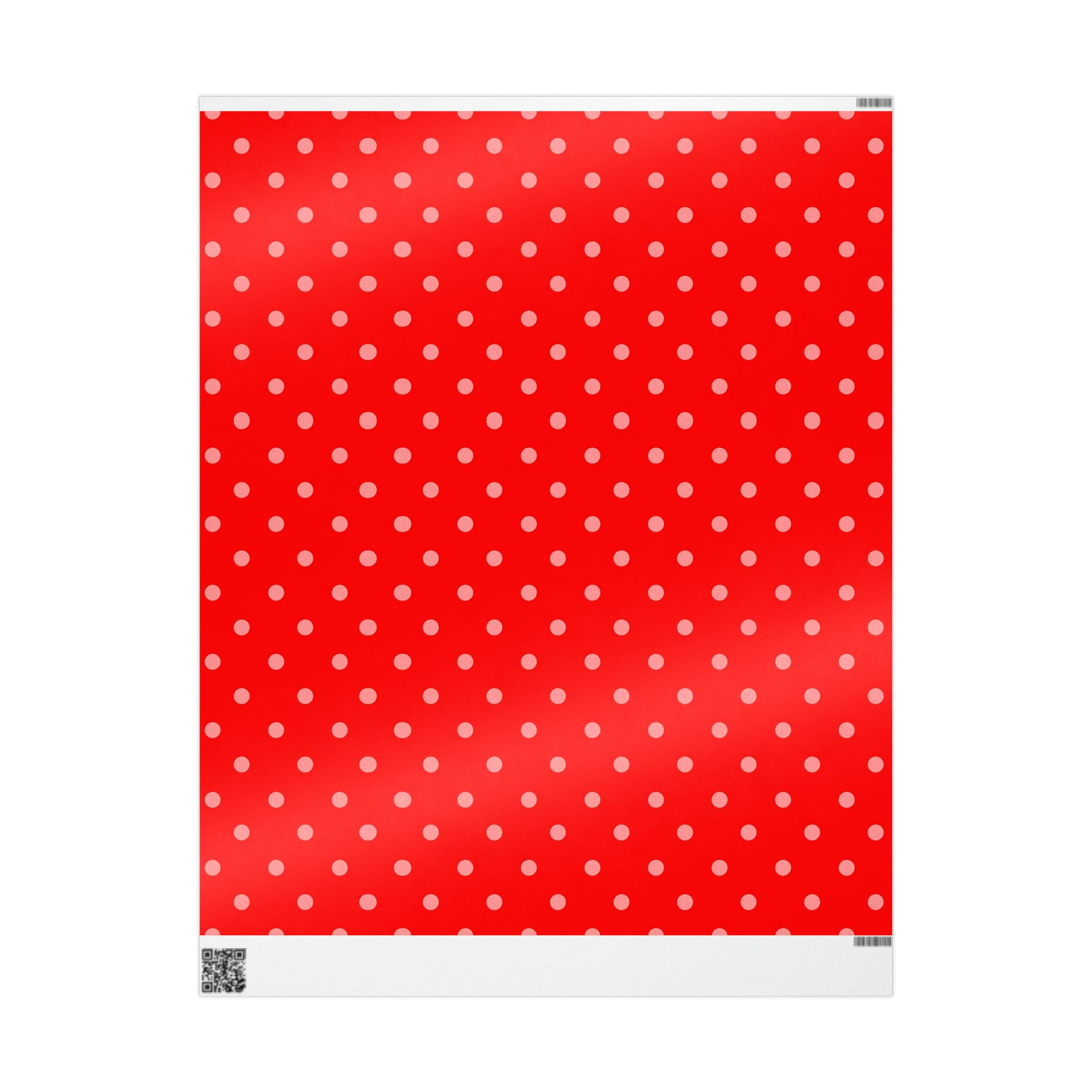 Red Polka | Wrapping Paper Birthday Gift Holiday