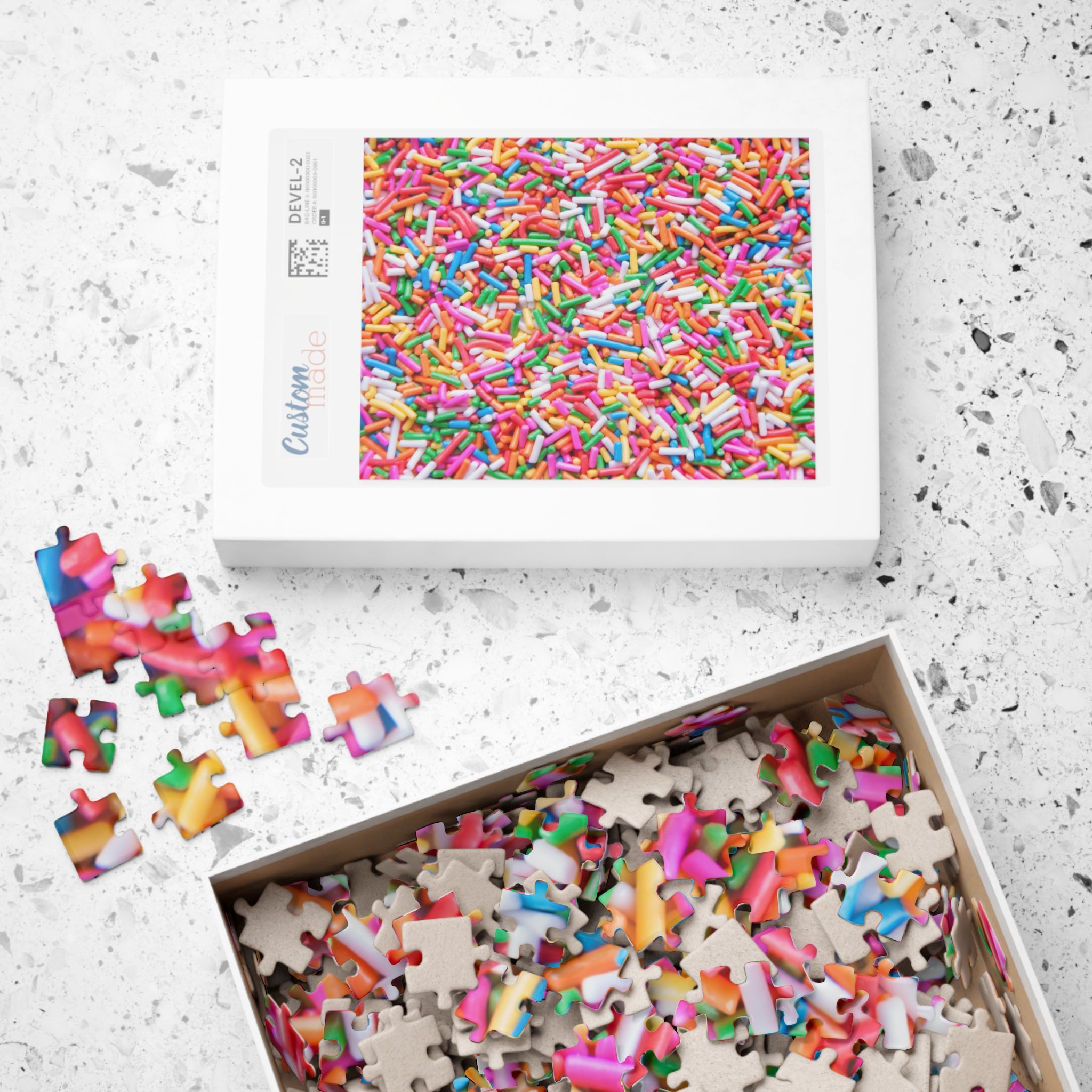 Candy Sprinkles Spring Easter Pastel Cookies Cake Jigsaw Puzzle Food Brunch Dessert