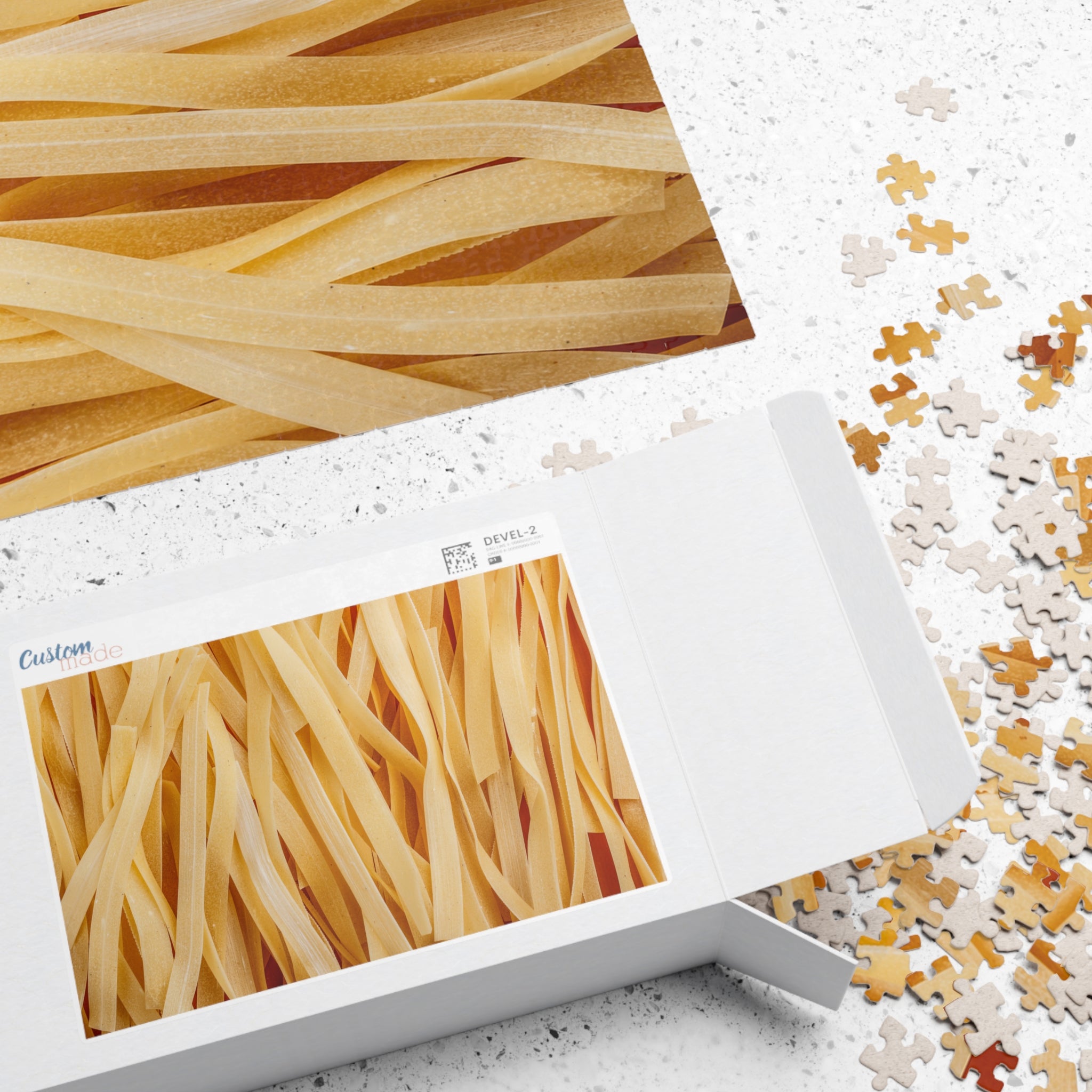 Pasta Fettuccini Jigsaw Puzzle Food Culinary