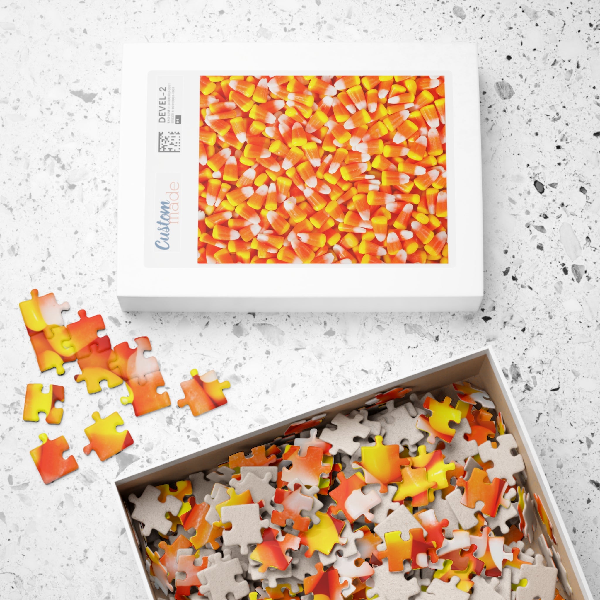 Candy Corn Halloween Candy Jigsaw Puzzle Food Dessert