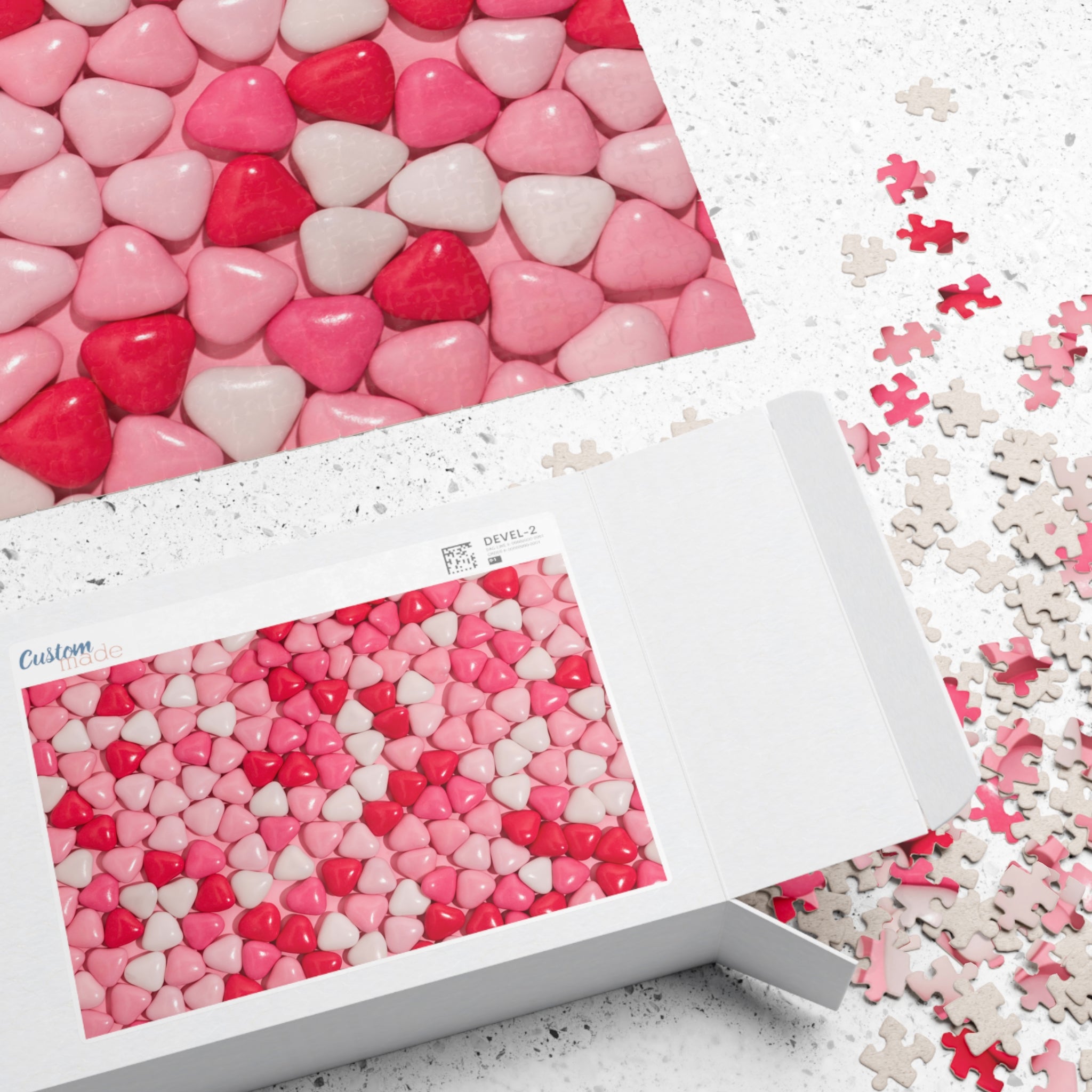 Valentine Candy Hearts Jigsaw Puzzle Food Dessert