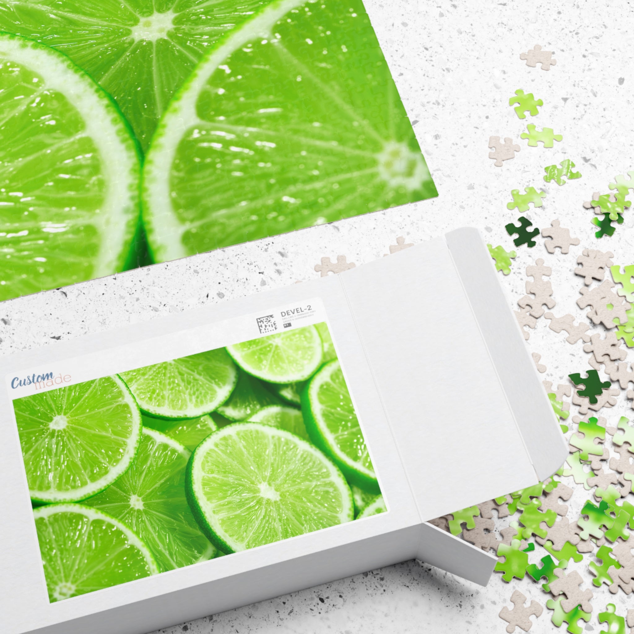 Lime Slices Citrus Jigsaw Puzzle Food Culinary