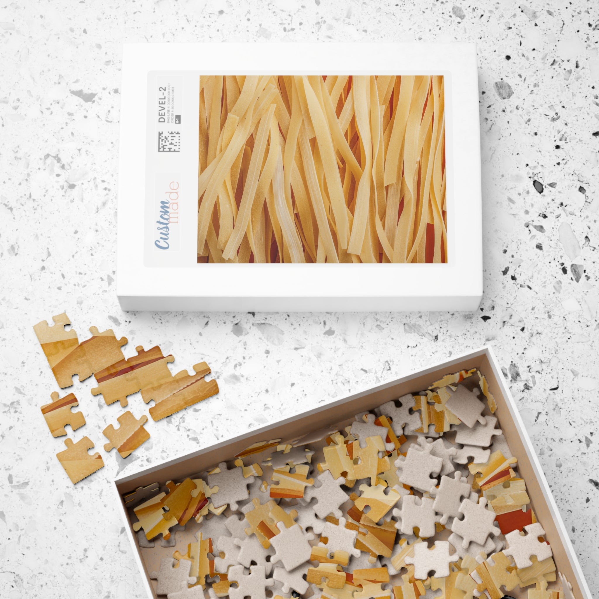 Pasta Fettuccini Jigsaw Puzzle Food Culinary