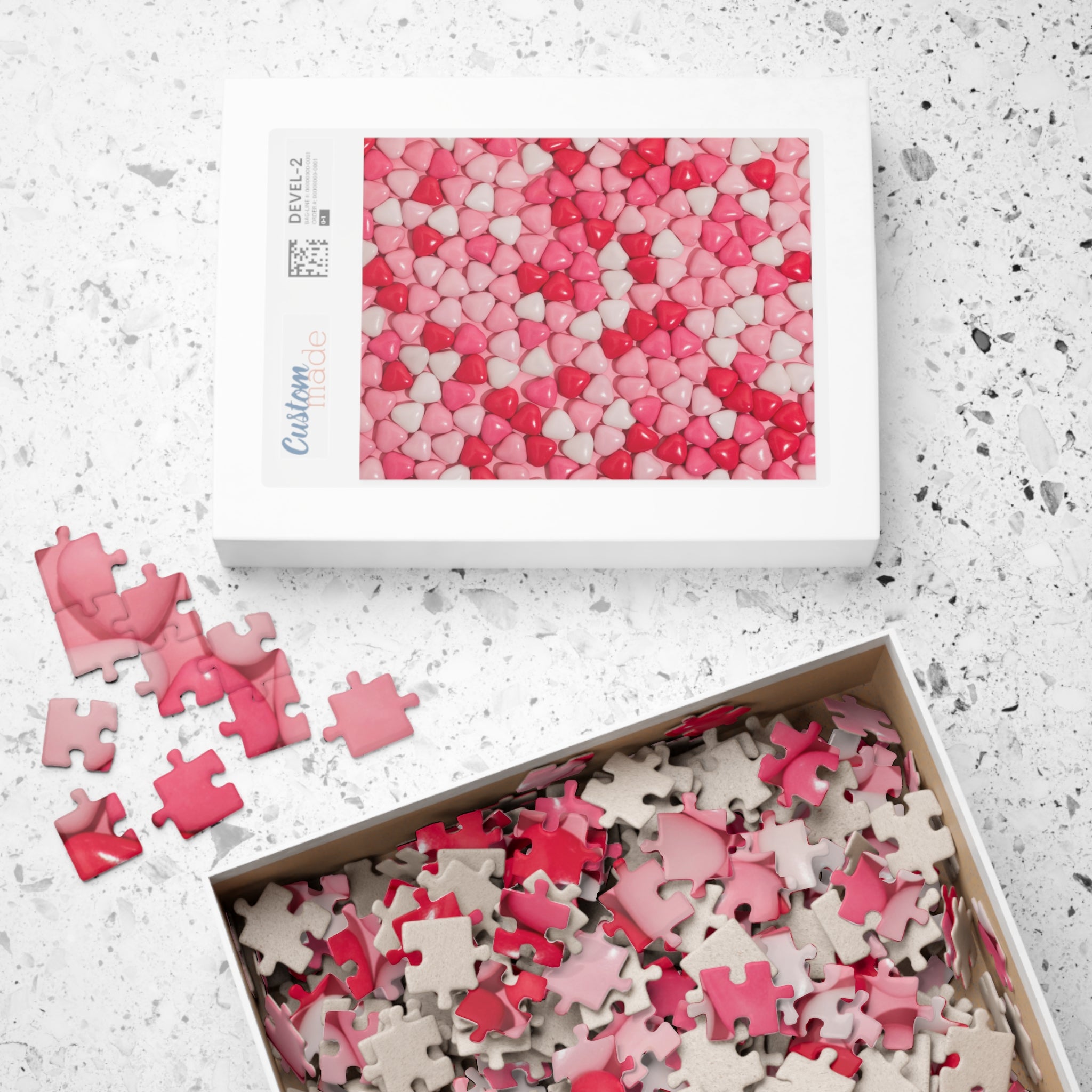 Valentine Candy Hearts Jigsaw Puzzle Food Dessert