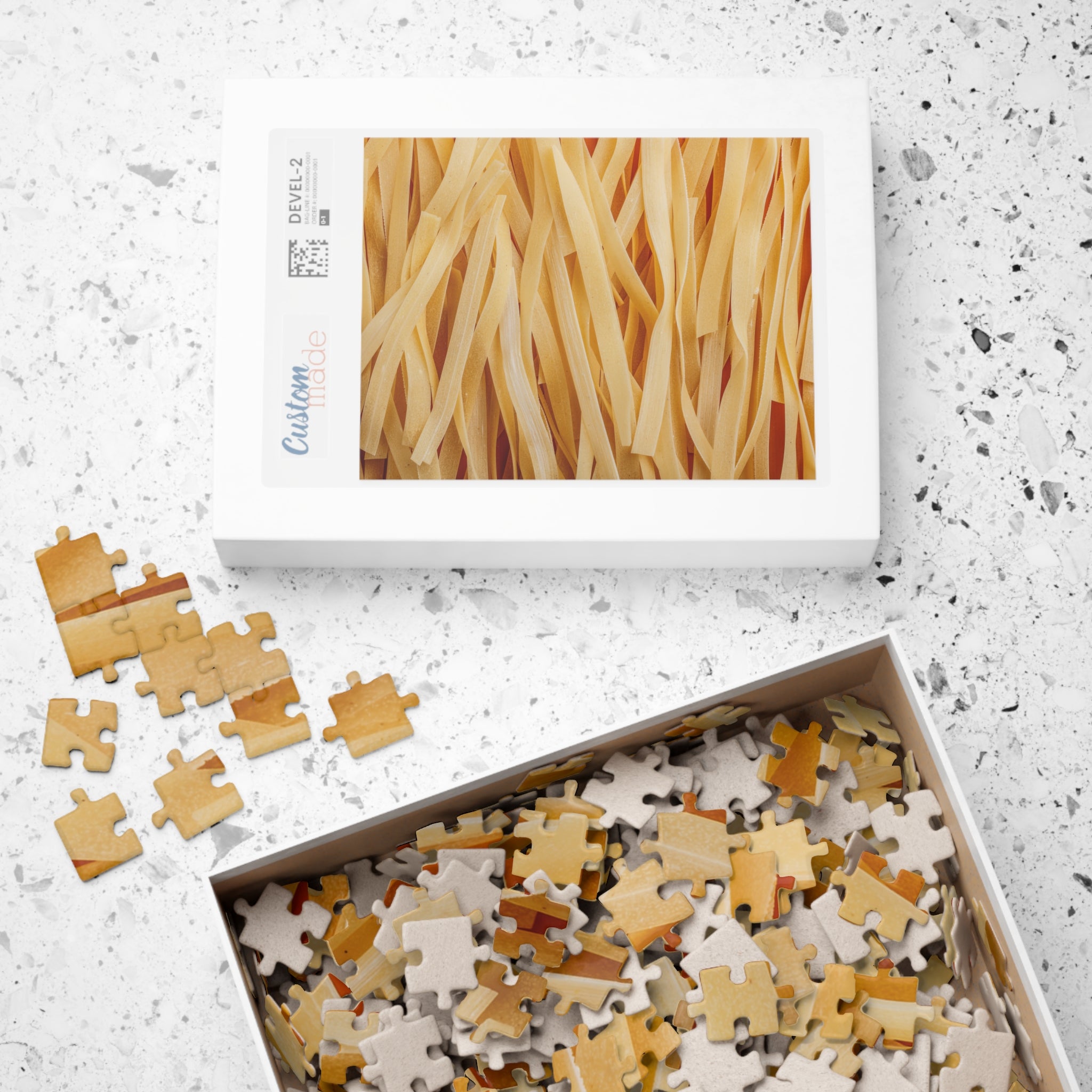 Pasta Fettuccini Jigsaw Puzzle Food Culinary