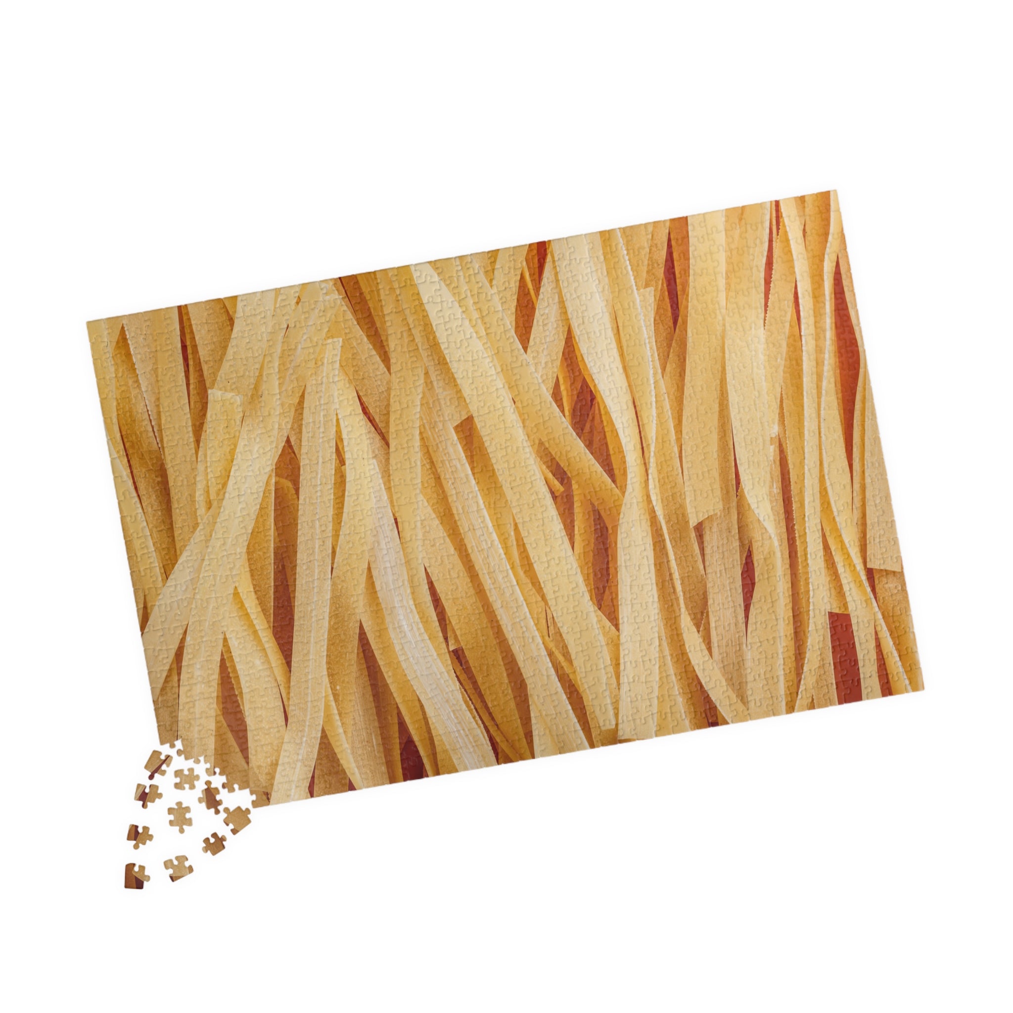 Pasta Fettuccini Jigsaw Puzzle Food Culinary