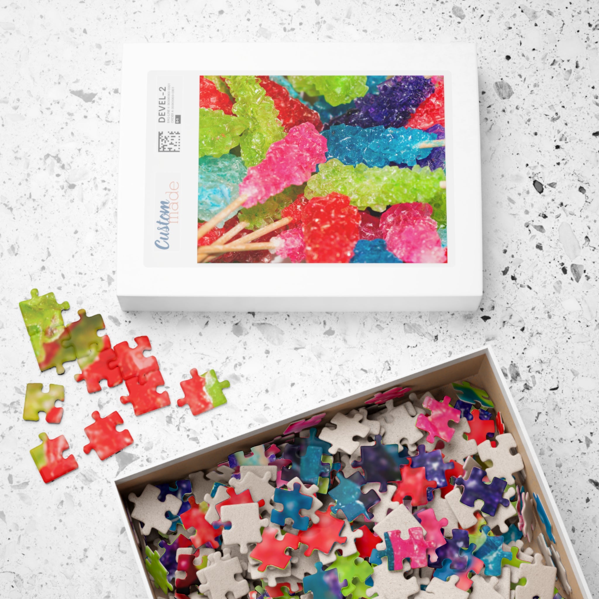 Rock Candy Jigsaw Puzzle Food Dessert