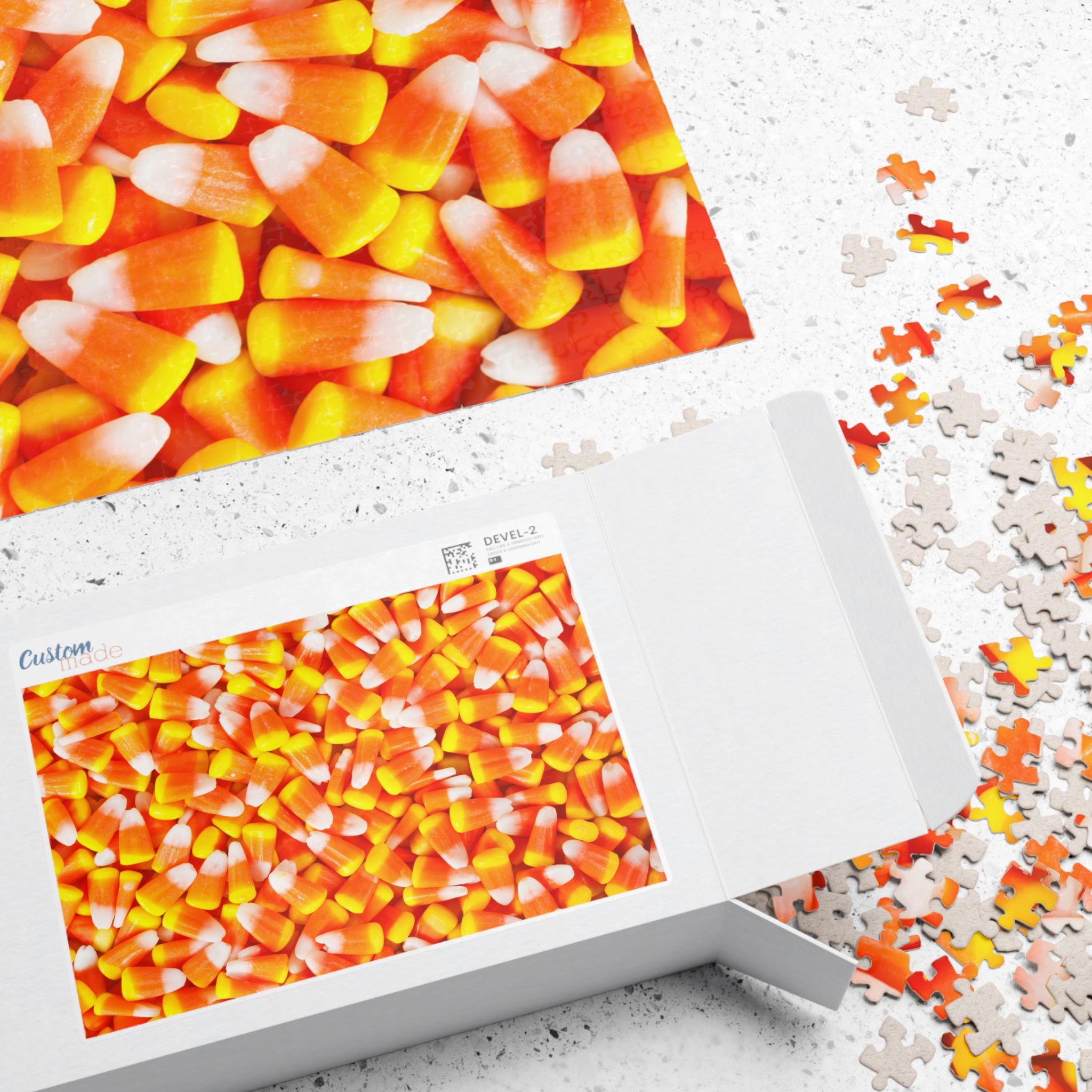 Candy Corn Halloween Candy Jigsaw Puzzle Food Dessert