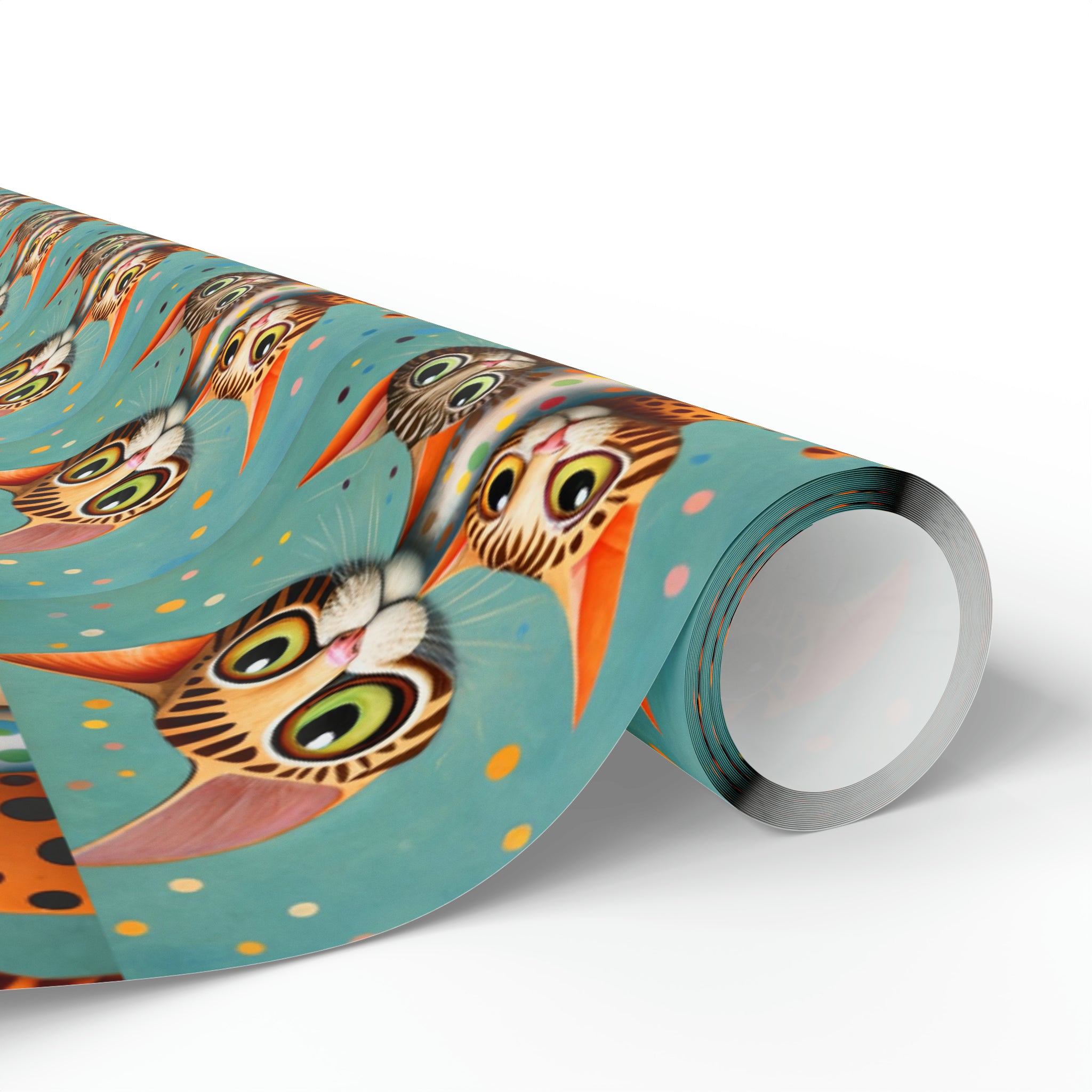 Art Deco - Kitten Trio | Wrapping Paper Birthday Gift Holiday