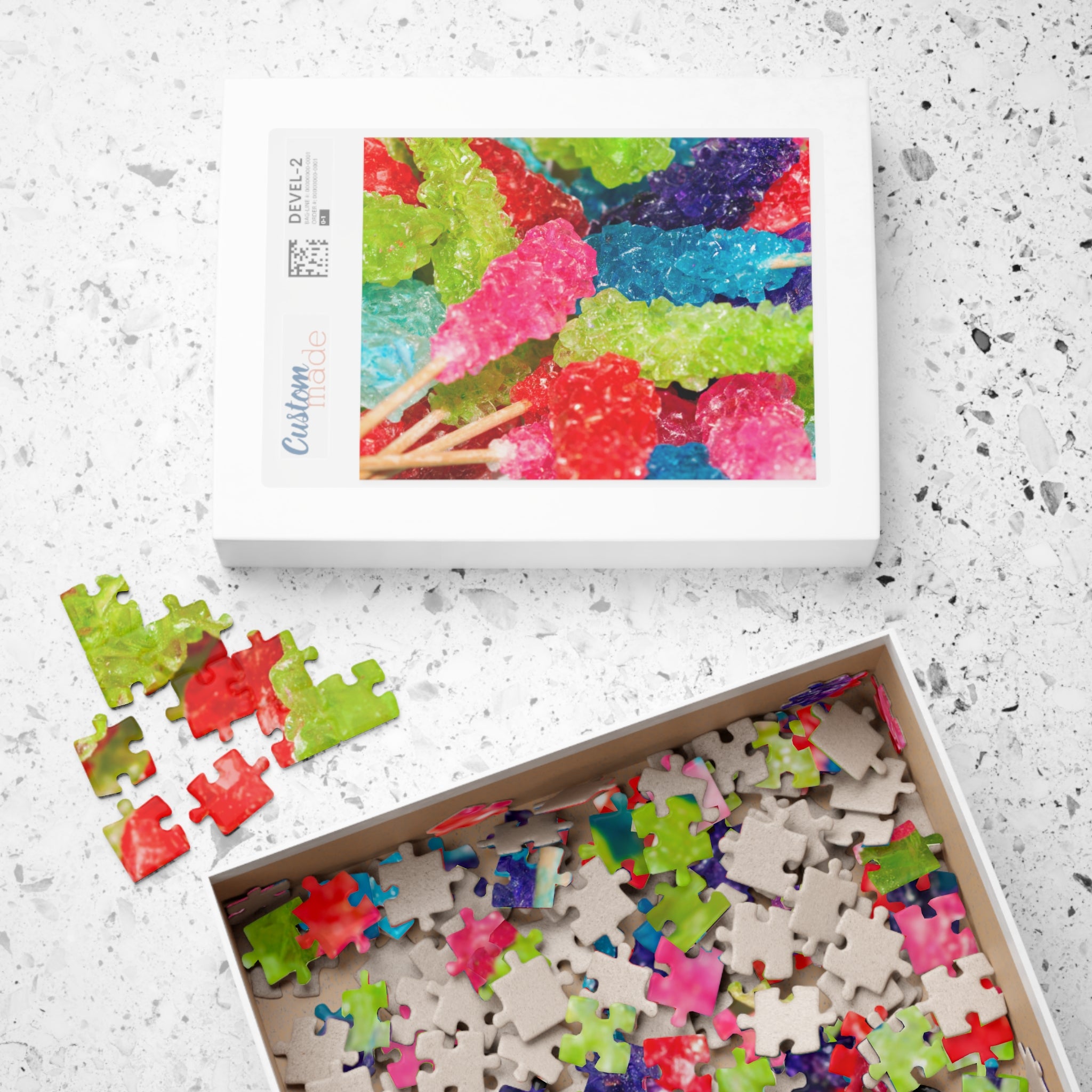 Rock Candy Jigsaw Puzzle Food Dessert