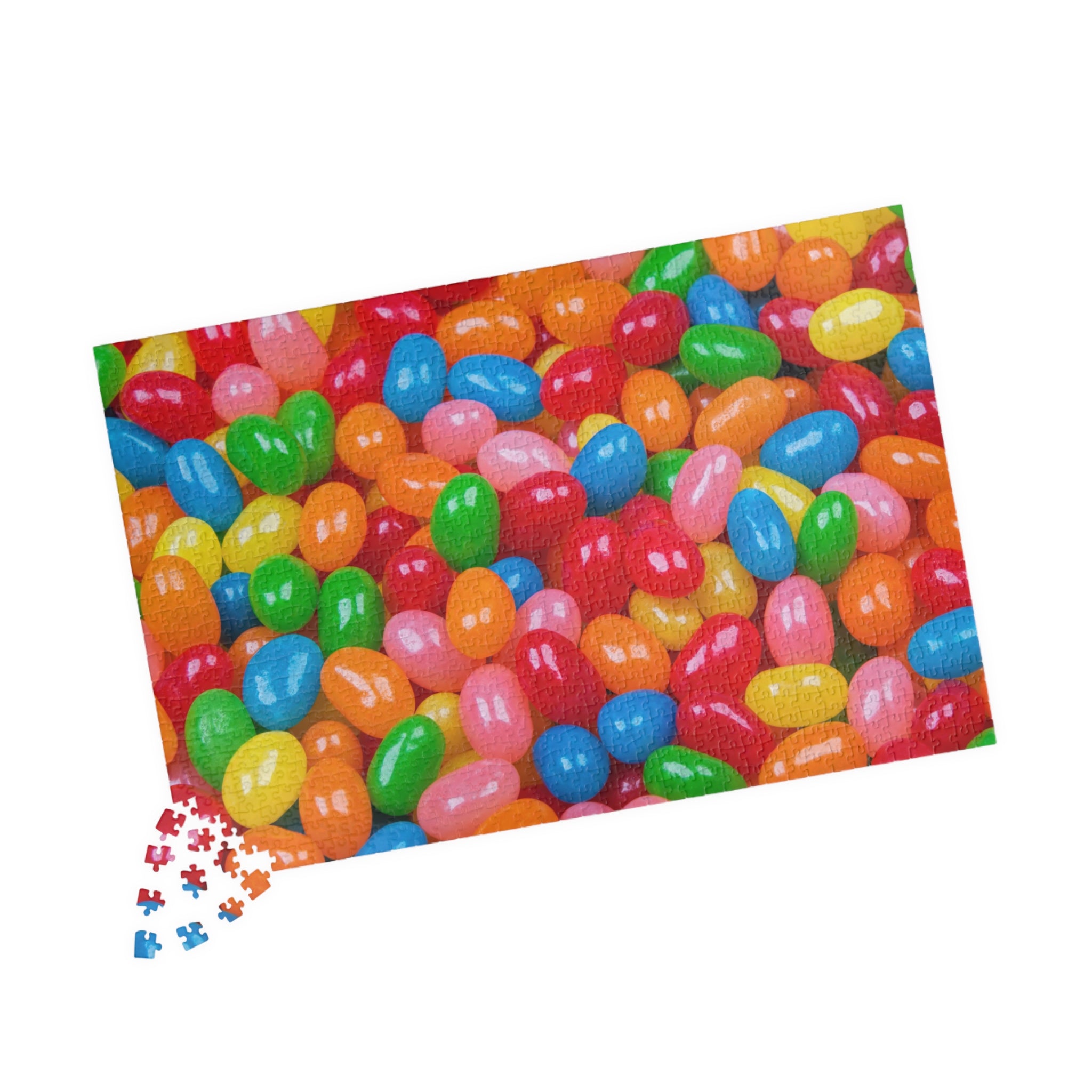 Jelly Bean Candy Easter Bunny Jigsaw Puzzle Food Dessert