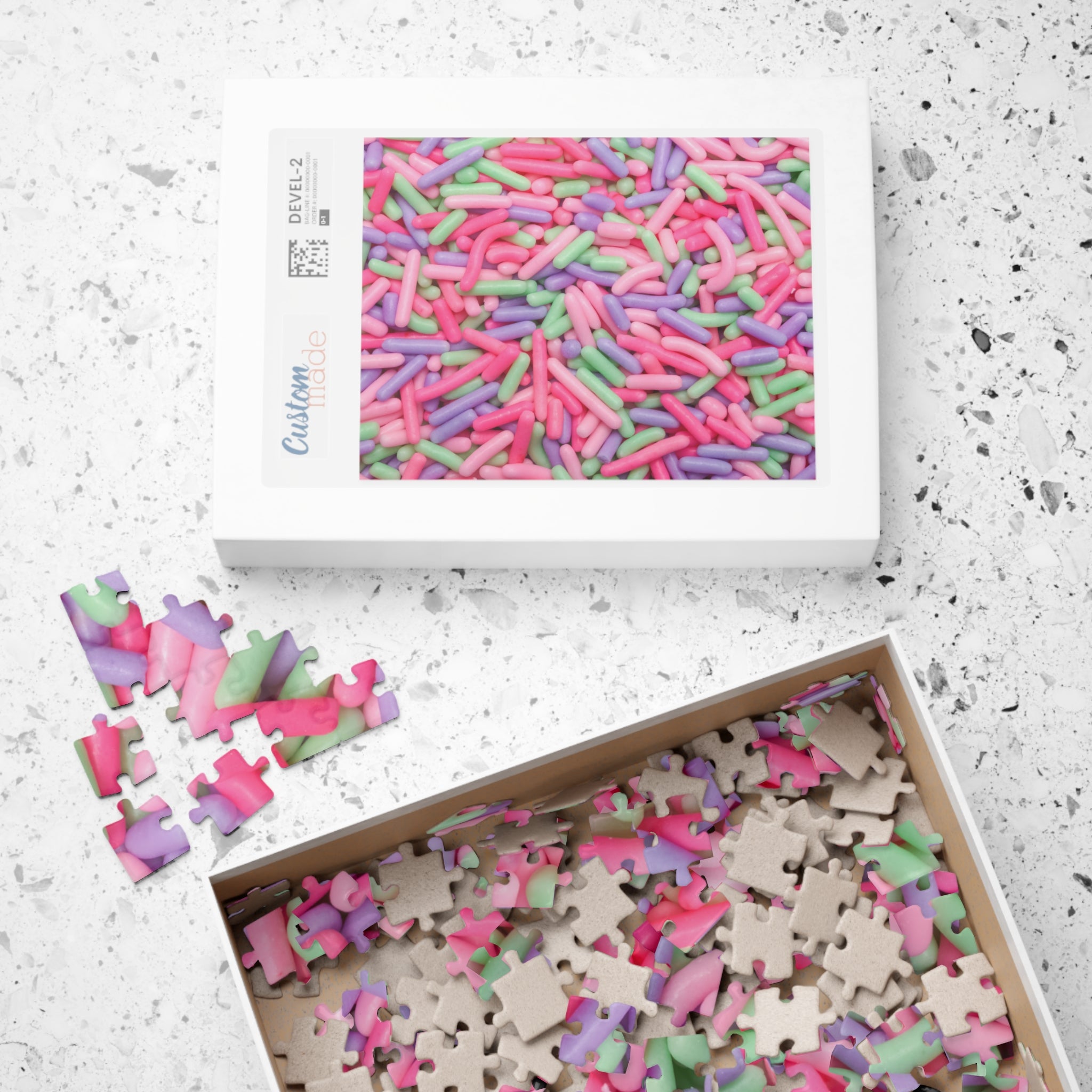 Candy Sprinkles Pastel Spring Easter Bunny Jigsaw Puzzle Food Dessert