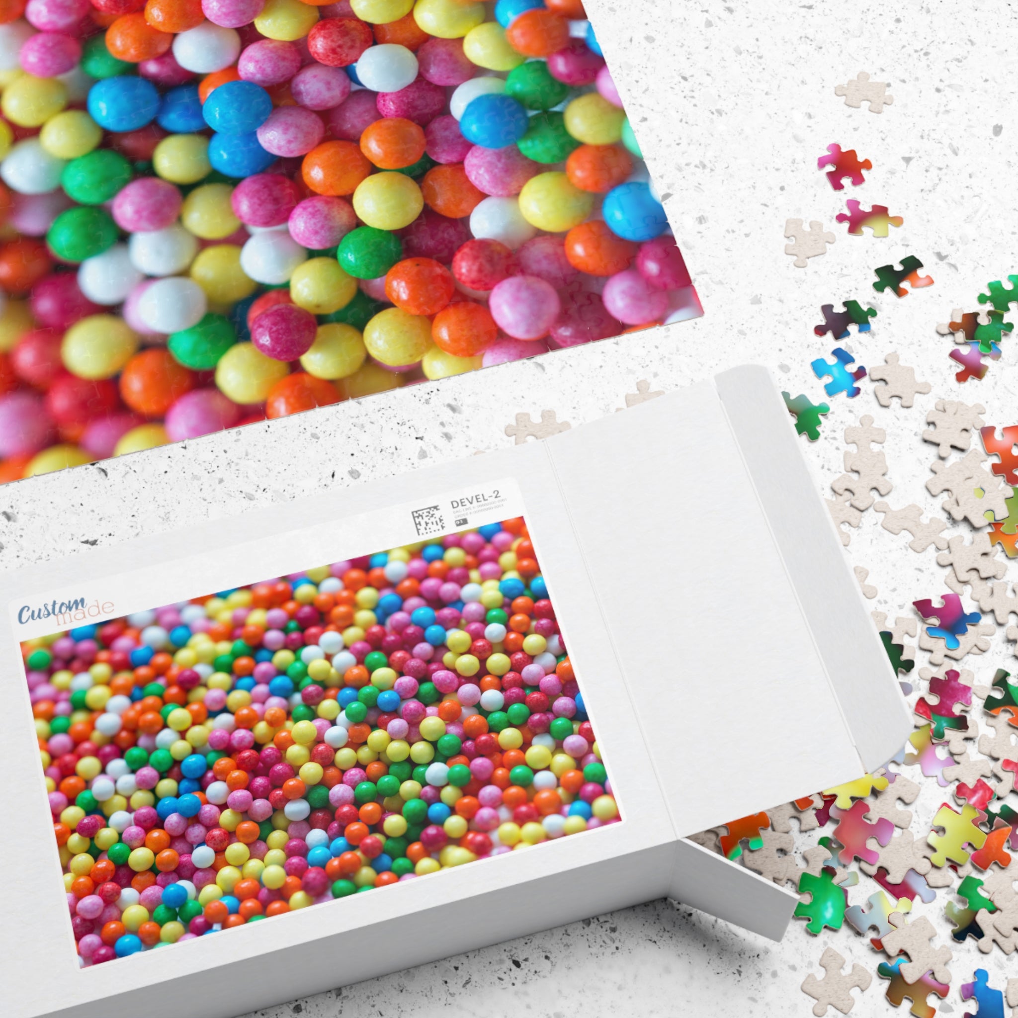 Candy Sprinkles Balls Candy Jigsaw Puzzle Food Dessert