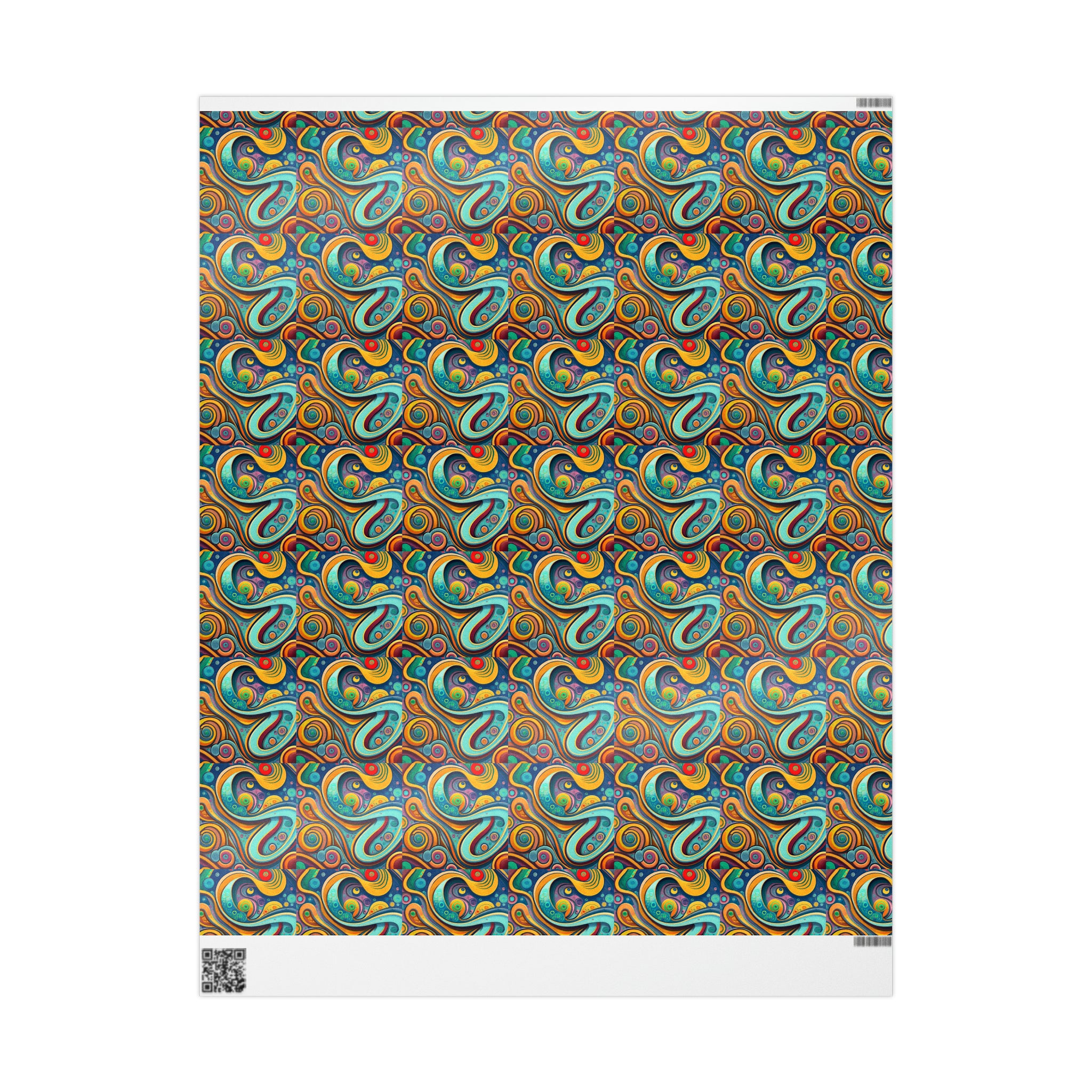 Art Deco - Swirls | Wrapping Paper Birthday Gift Holiday