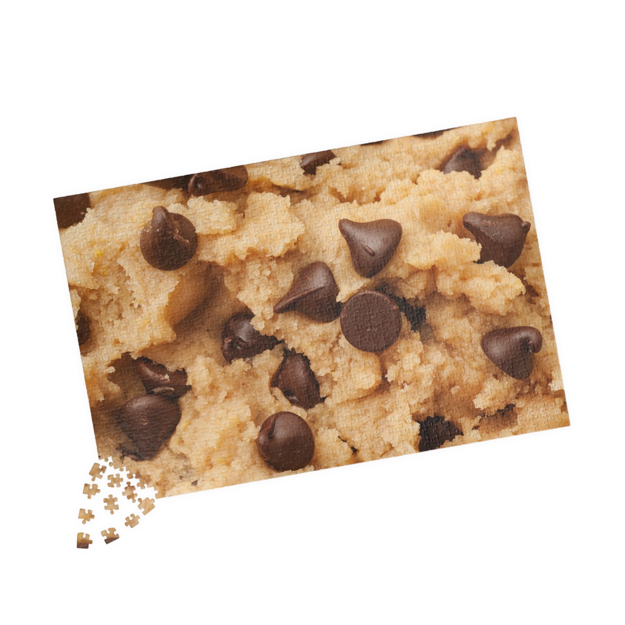 Chocolate Chip Cookie Dough Jigsaw Puzzle Food Dessert