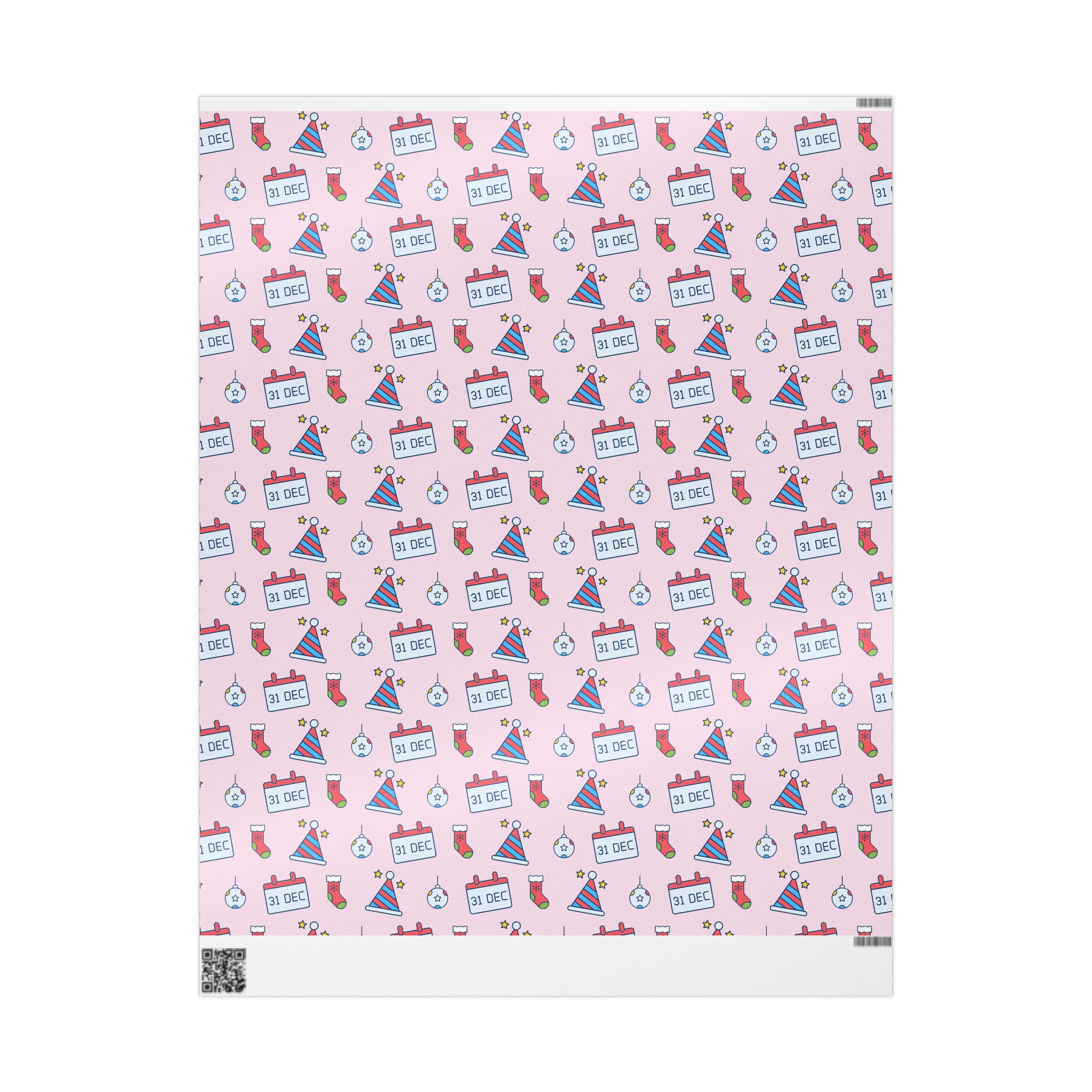 December 31 Pink | Wrapping Paper Birthday Gift Holiday