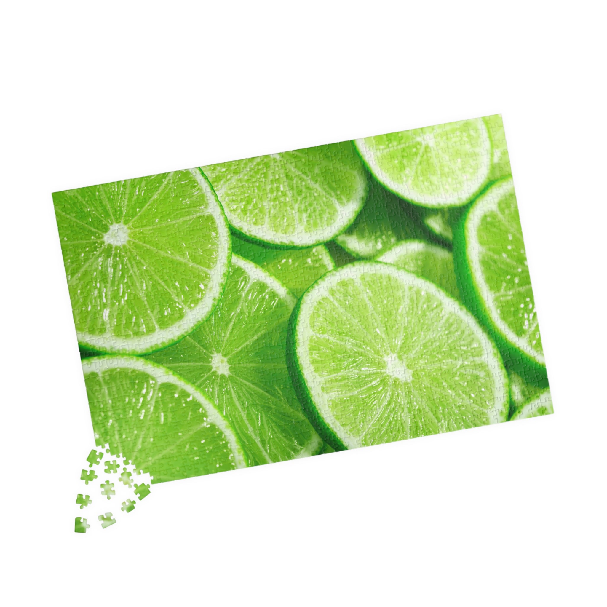 Lime Slices Citrus Jigsaw Puzzle Food Culinary