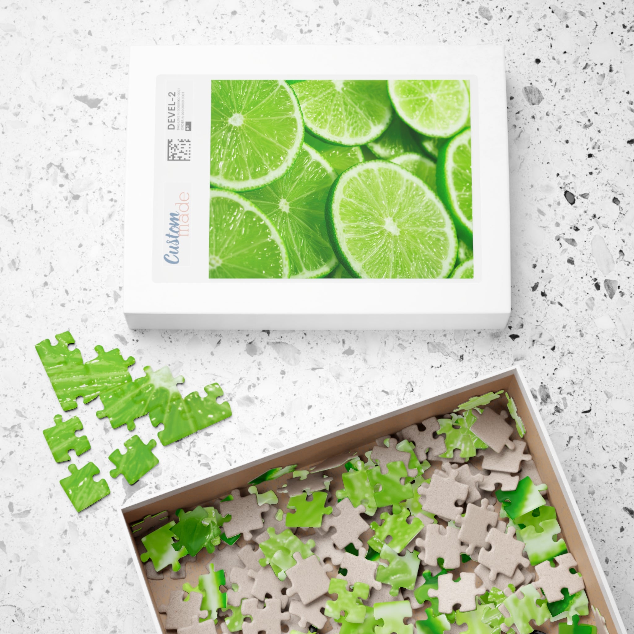 Lime Slices Citrus Jigsaw Puzzle Food Culinary